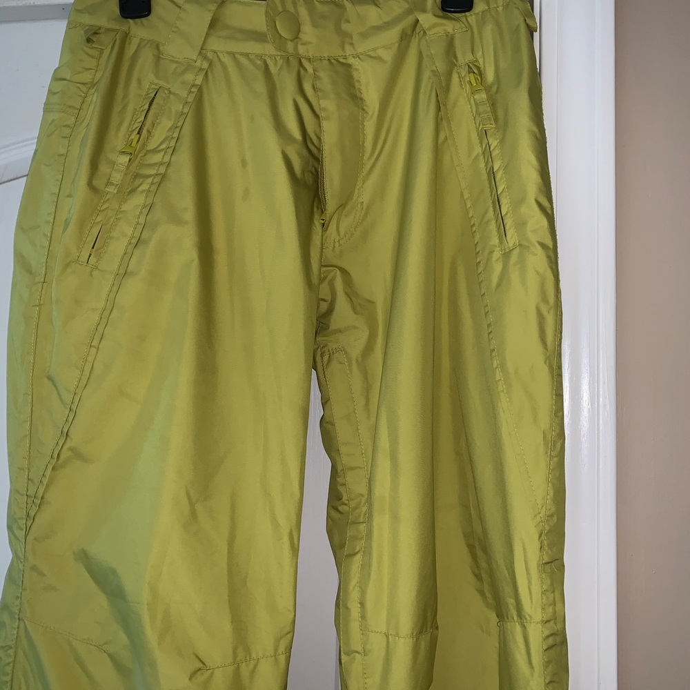 Green Snowboarding pants worn only twice